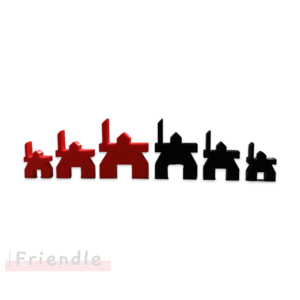 Schadepoppetjes, set van 6