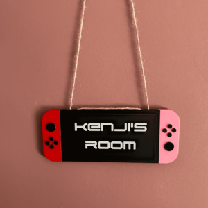 Gepersonaliseerd game naam bord